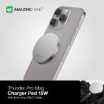 Thunder Pro PD15W 磁性充電板 .附超長 USB-C 線