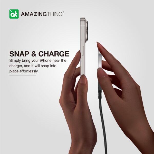 Thunder Pro PD15W 磁性充電板 .附超長 USB-C 線